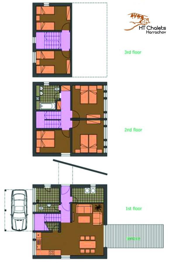 Ht Chalets 哈拉霍夫 外观 照片